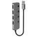 LINDY Hub USB Negro Gris (1 Unidad