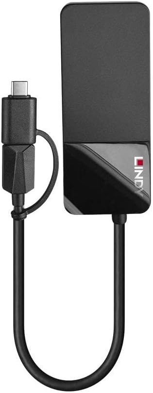 LINDY USB 3.0 Type A and C to HDMI & VGA