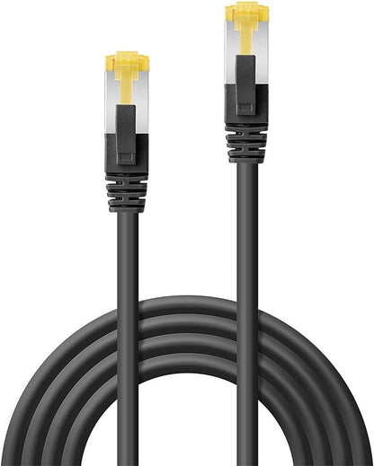LINDY Patch Cable with Cat.7 Raw Cable S/FTP PIMF LSOH 7.5 m Black