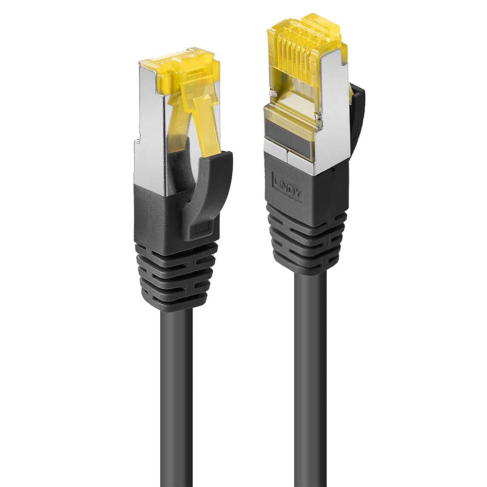 LINDY Patch Cable with Cat.7 Raw Cable S/FTP PIMF LSOH 7.5 m Black