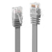 LINDY Patchkabel Cat6 Flachband ungeschirmt Grau 1.00m, 3 Stück