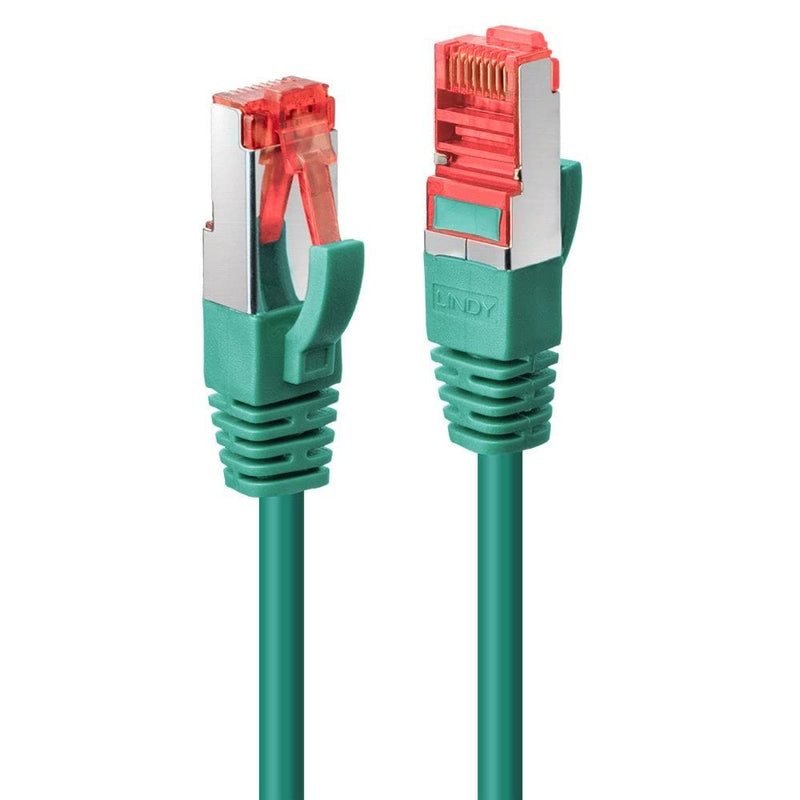 Lindy Rj45/Rj45 Cat6 Cavo di rete, 2m, color verde (RJ-45, Male/Male