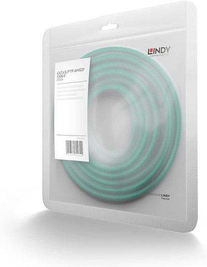 Lindy Rj45/Rj45 Cat6 Cavo di rete, 2m, color verde (RJ-45, Male/Male