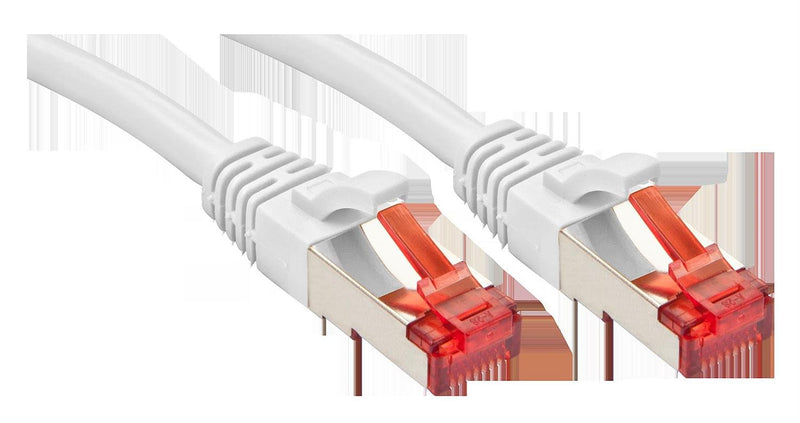 Lindy Cavo di rete S/FTP Cat.6, Bianco 1m