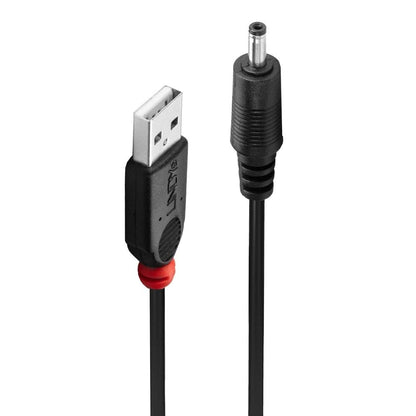 LINDY 1.5m USB to 1.35mm Inner / 3.5mm Outer DC Cable, 70266
