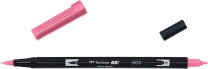 Tombow - ABT Dual Brush | Caja de Cartón con 6 Rotuladores Acuarelables de Doble Punta en Colores Candy