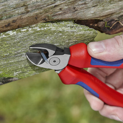 Knipex Diagonal Cutter black atramentized, with multi-component grips 160 mm 70 02 160