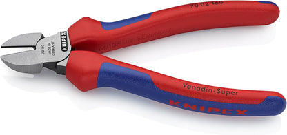 Knipex Diagonal Cutter black atramentized, with multi-component grips 160 mm 70 02 160