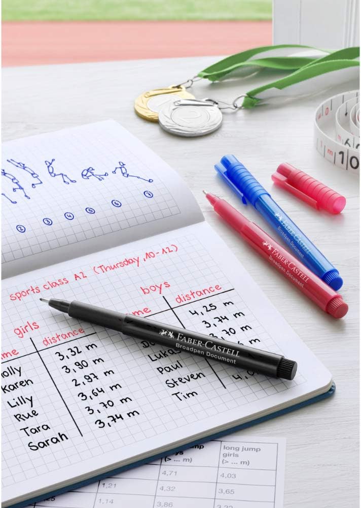 Faber-Castell 1554 Fineliner Broad Pen - Black