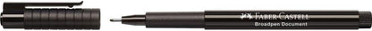 Faber-Castell 1554 Fineliner Broad Pen - Black