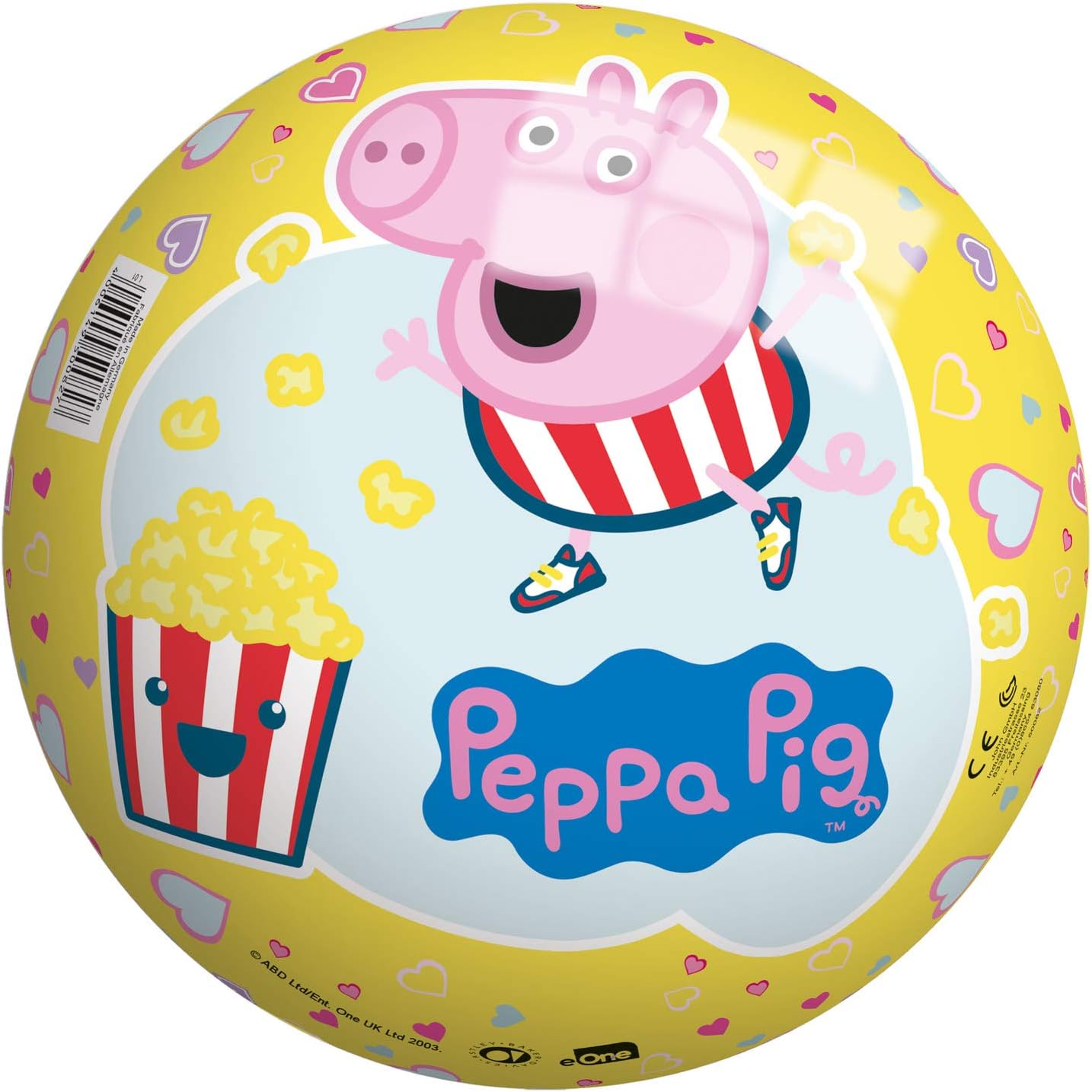 Globo Toys Globo - 50082 230 mm Summer Peppa Pig Ball with Net