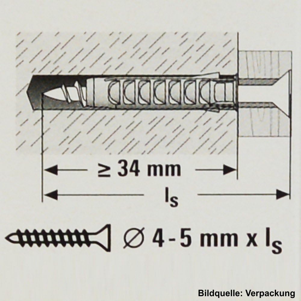 Studs Fischer Sx 70006 Nylon 6 X 30 Mm (100 Units)