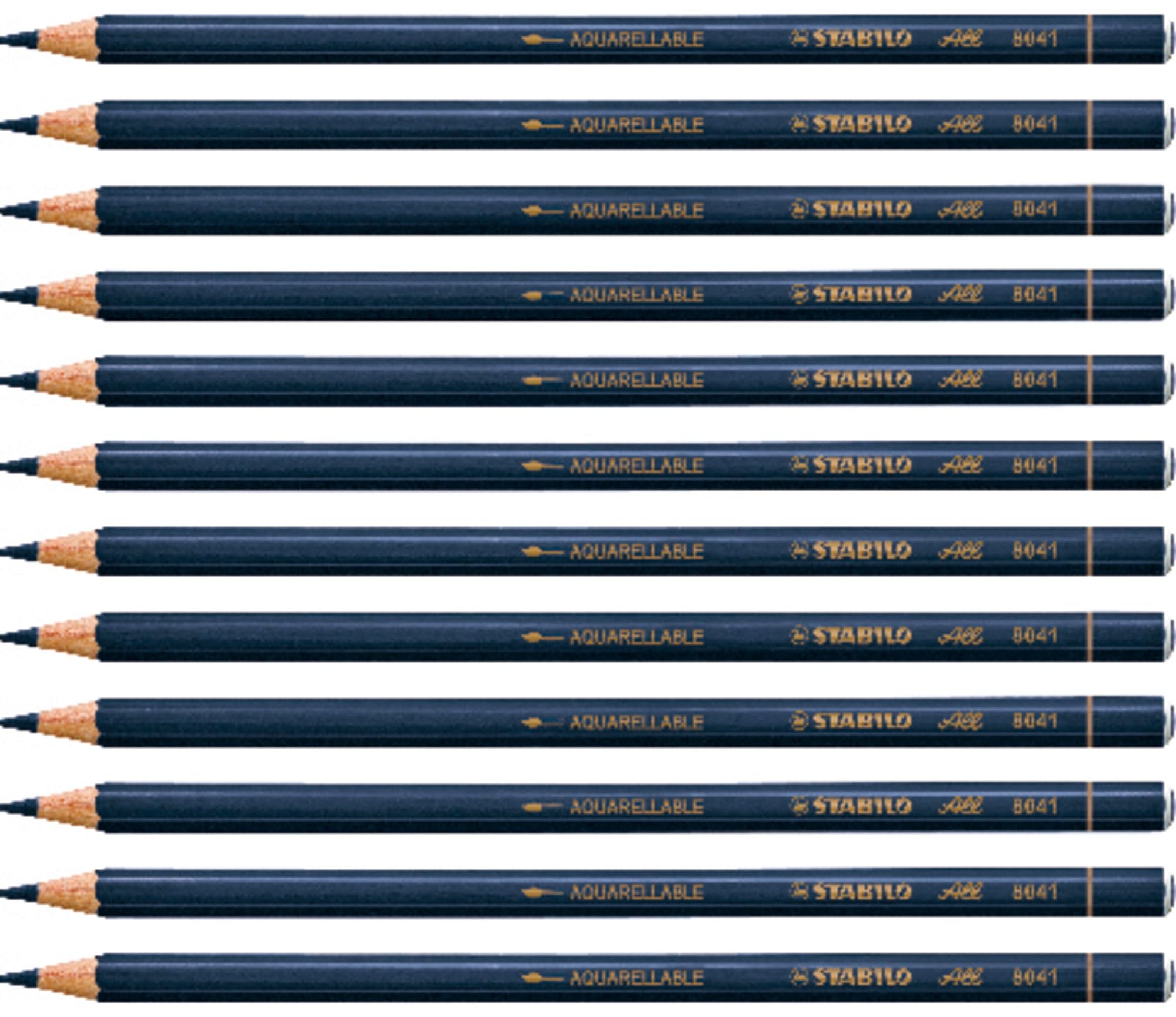 Coloured Pencil for Almost All Surfaces - STABILO All - Pack of 12 - Blue