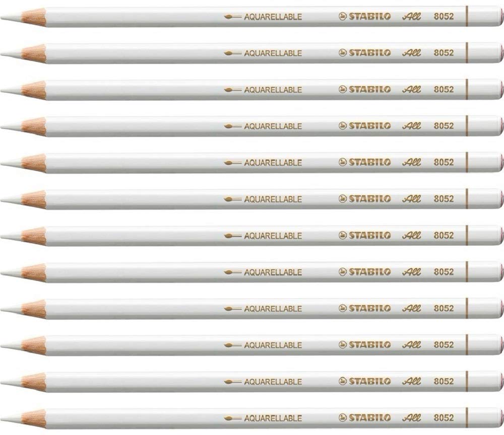 Coloured Pencil for Almost All Surfaces - STABILO All - Pack of 12