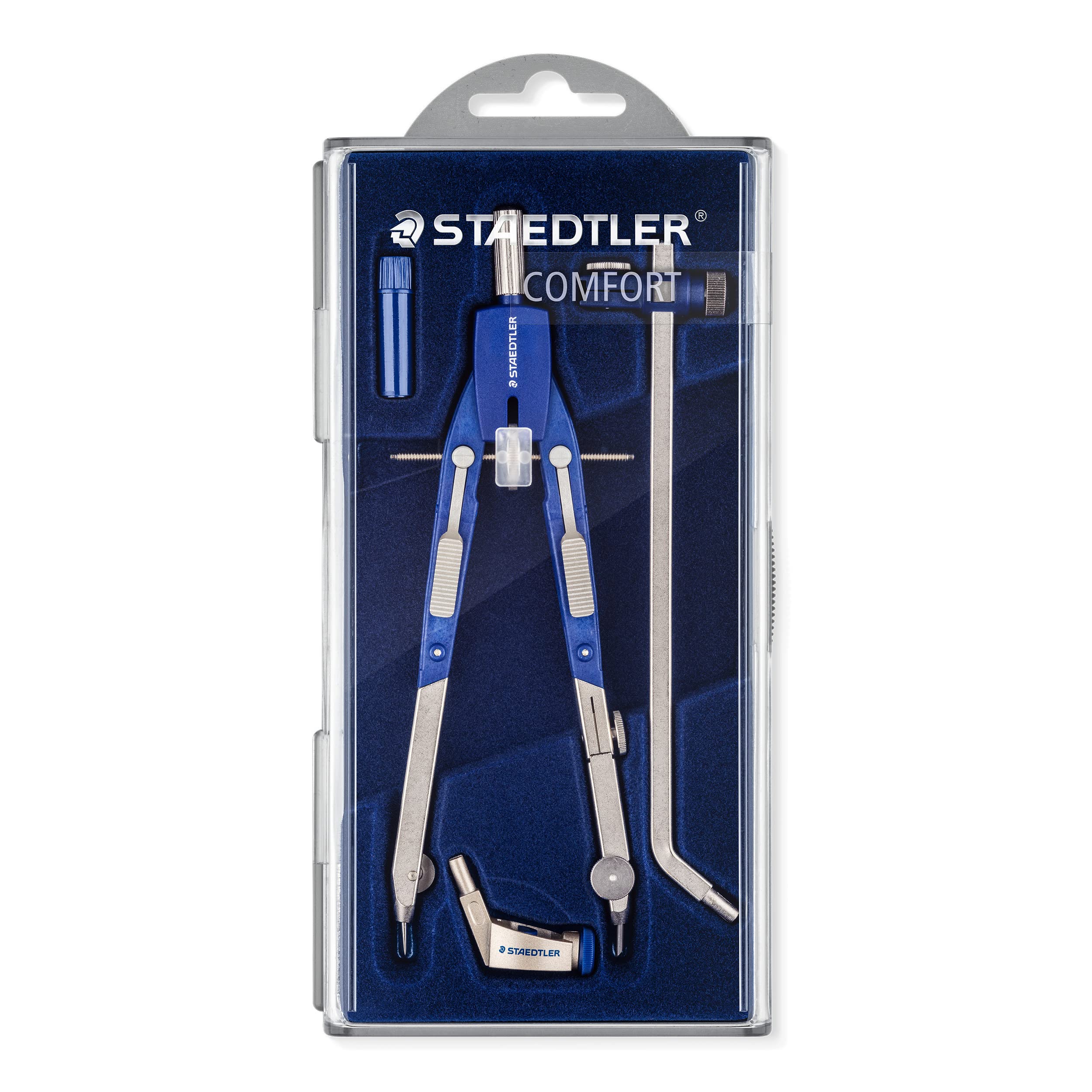 Staedtler Mars Comfort 552 quick compass, Aluminium, 10.49 x 2.21 x 22 cm; 222.26 Grams