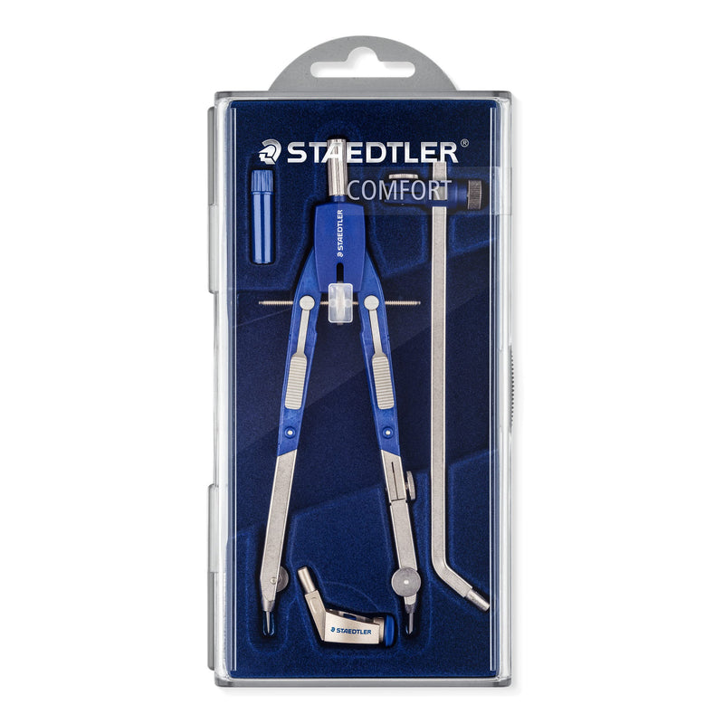 Staedtler Mars Comfort 552 quick compass, Aluminium, 10.49 x 2.21 x 22 cm; 222.26 Grams