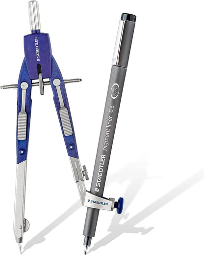 Staedtler Mars Comfort 552 quick compass, Aluminium, 10.49 x 2.21 x 22 cm; 222.26 Grams
