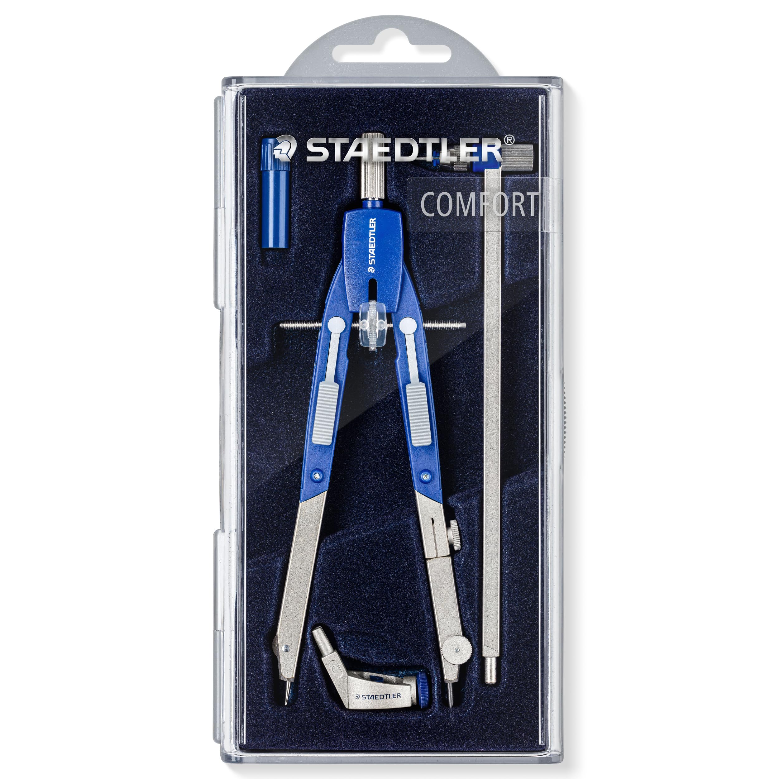 Staedtler Mars Comfort 552 quick compass, Aluminium, 10.49 x 2.21 x 22 cm; 222.26 Grams