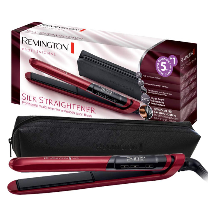 Hair Straightener Remington Silk Straightener 110 Mm Red Black