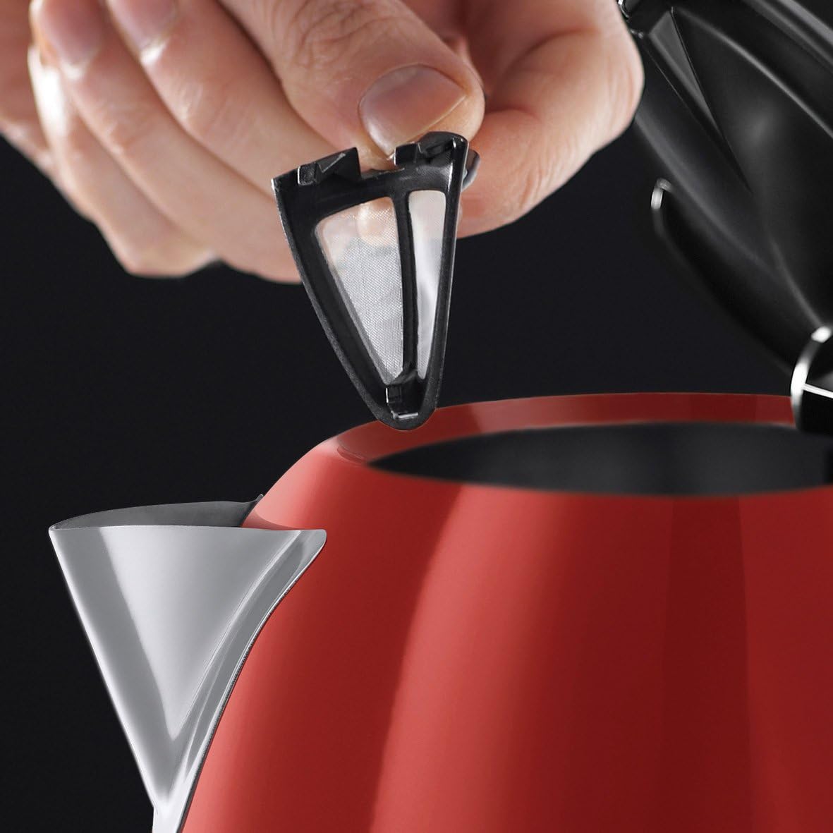 Kettle Russell Hobbs 20412-70 2400W Red Stainless Steel 2400 W 1,7 L (1,7 L)