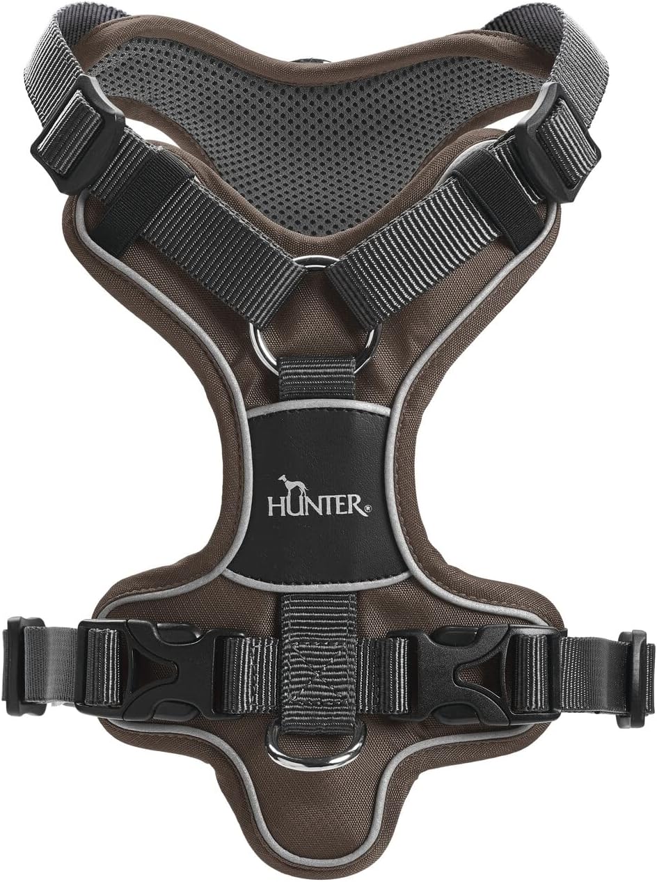 Dog Harness Hunter Divo 45-56 Cm Brown S