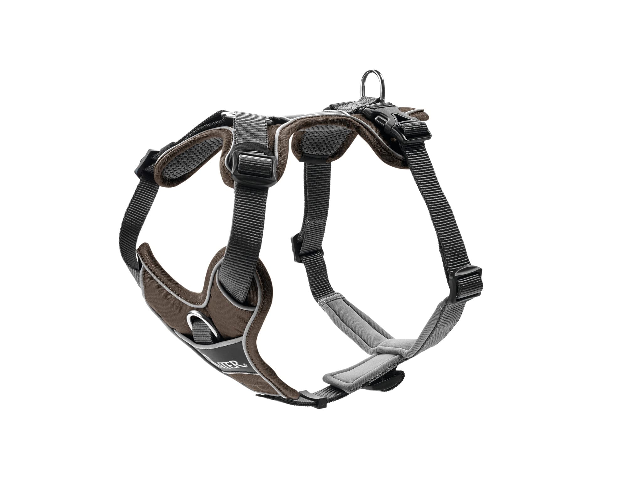 Dog Harness Hunter Divo 45-56 Cm Brown S