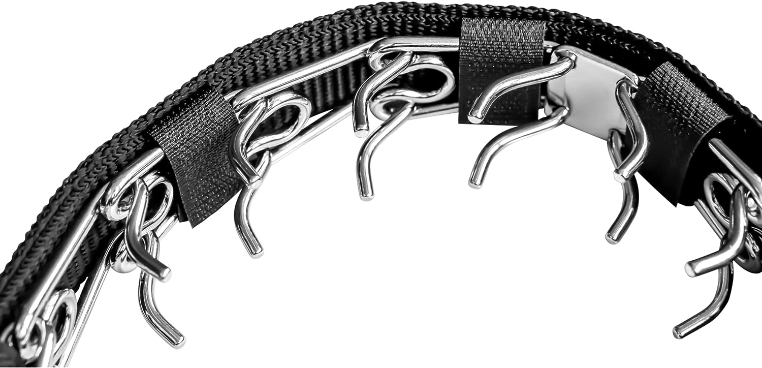 Herm Sprenger Black Nylon Cover for Ultra-Plus Pinch Dog Collar for Small Medium Large Dogs Durable Protector for Dog Training Prong Collar (16in (40cm