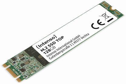 Intenso M.2 SSD Top - Unidad de Estado sólido de 128 GB (M.2 2280, SATA III, hasta 550 MB/s)