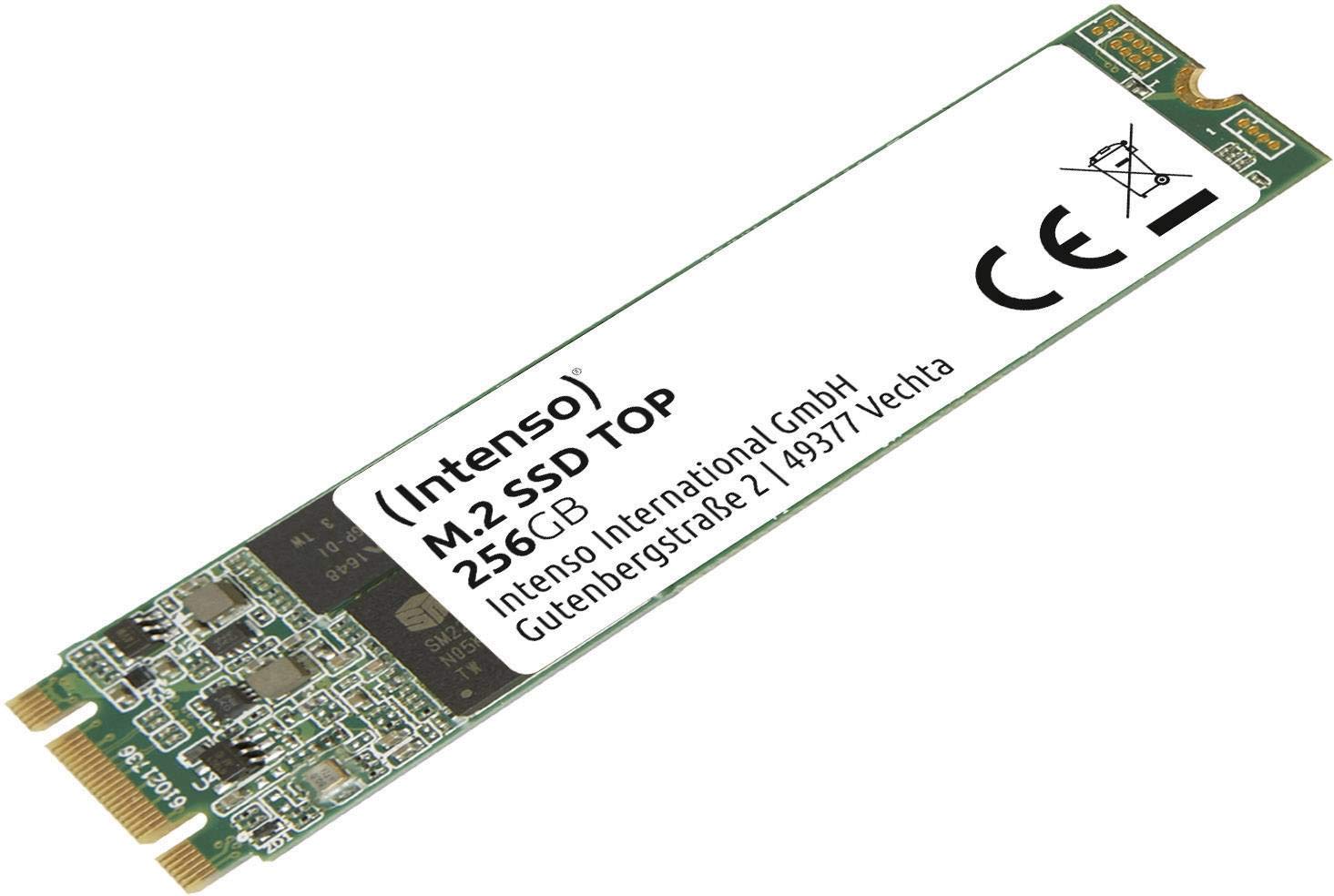 Intenso Internal M.2 SSD SATA III Top, 256GB, 520MB/second