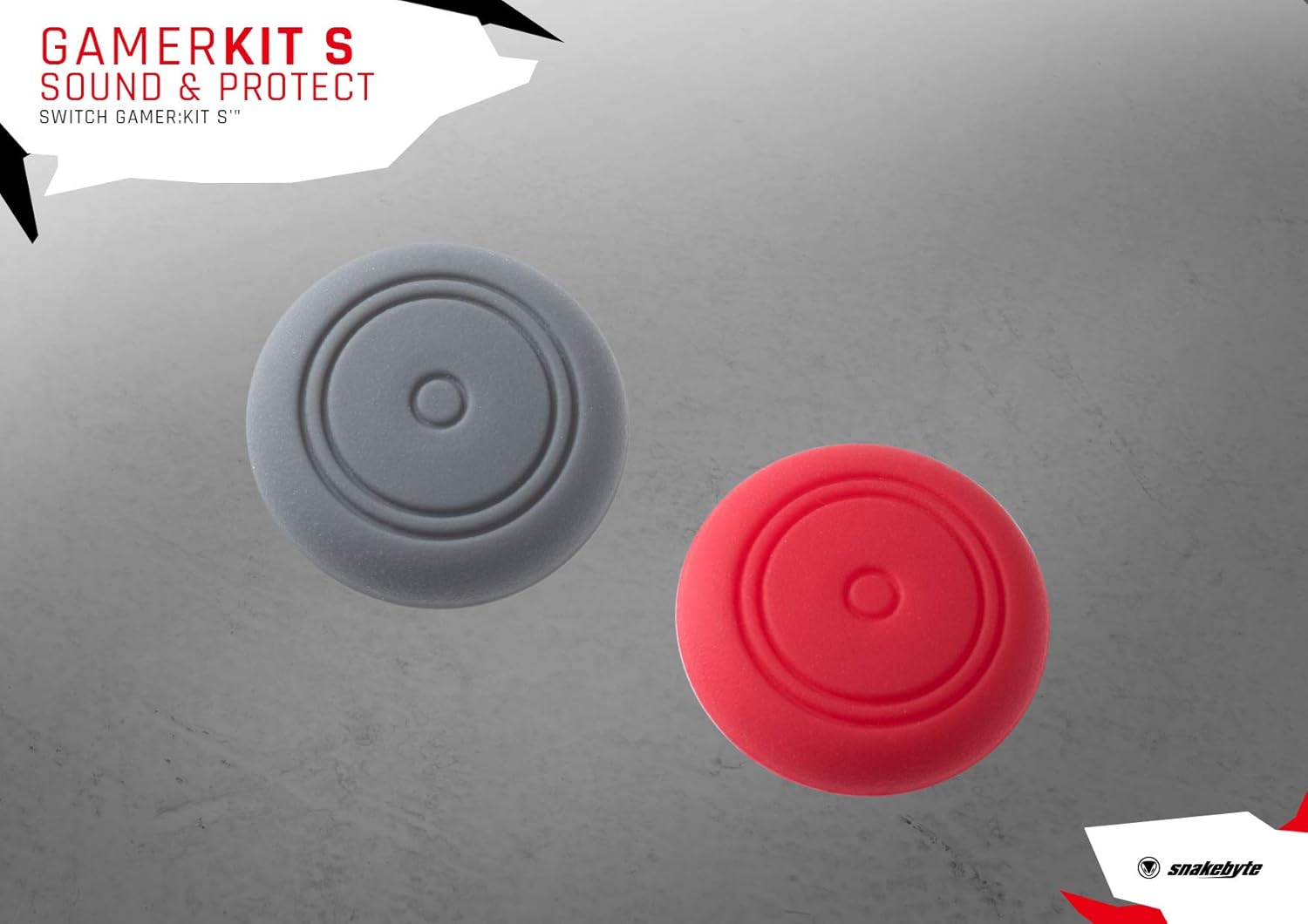 snakebyte Switch GAMER:KIT S - Sound & Protect - Set incl. Headset, 9H Glas Screen Protector and 2 Rubber Control Caps - Cable lenghts up to 4.5m for use with (Nintendo Switch)