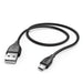 Hama 1.4m, USB2.0-A/USB2.0 Micro-B USB cable 1.4m USB A Micro-USB B Black