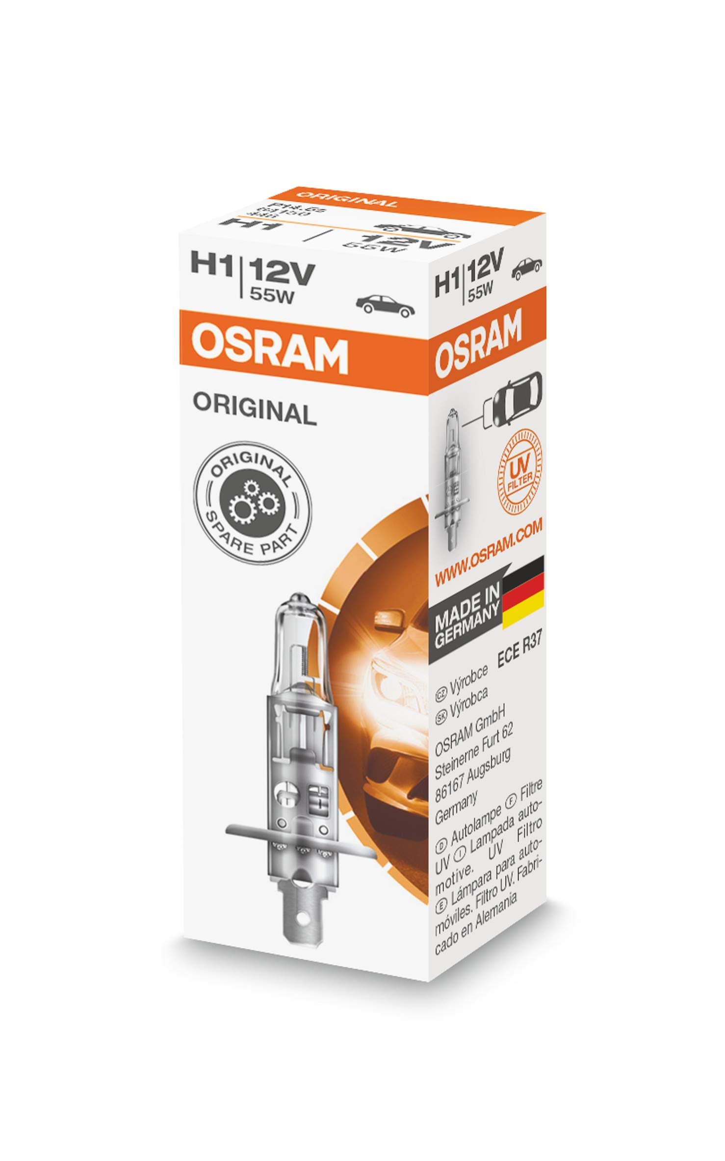 Car Bulb Osram 64150.Tp H1 12V 55W 3200K