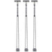 272118 Led-opzetstuk voor roostermast, warmwit (3 stuks