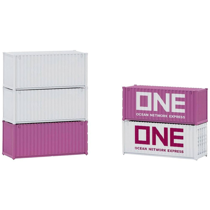 Faller 20' ONE 182052 H0 Container Pack of 5