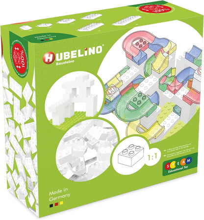 Hubelino 420619 White Building Blocks (120-Piece
