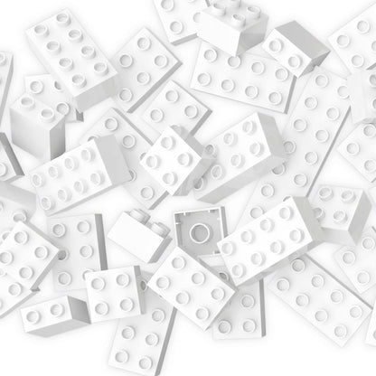 Hubelino 420619 White Building Blocks (120-Piece