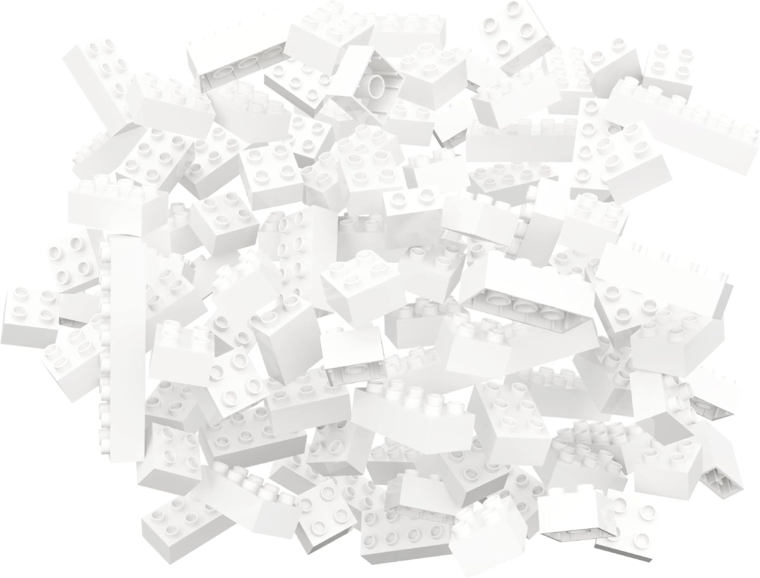 Hubelino 420619 White Building Blocks (120-Piece