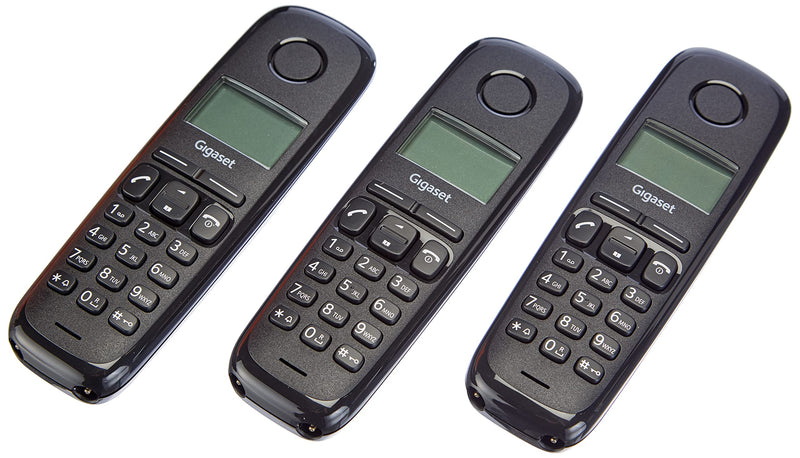 Landline Telephone Gigaset A170 Trio Black Amber