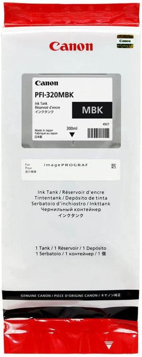 Canon PFI320MBK suitable for IPF TM200 Matte Black Ink 2889C001 300ml