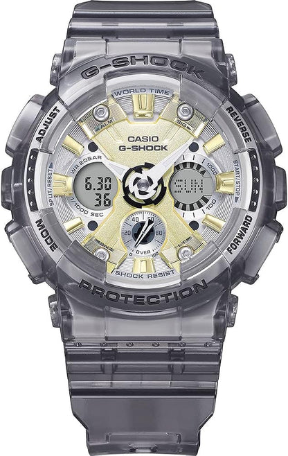 Casio Women Analogue-Digital Quartz Watch with Plastic Strap GMA-S120GS-8AER