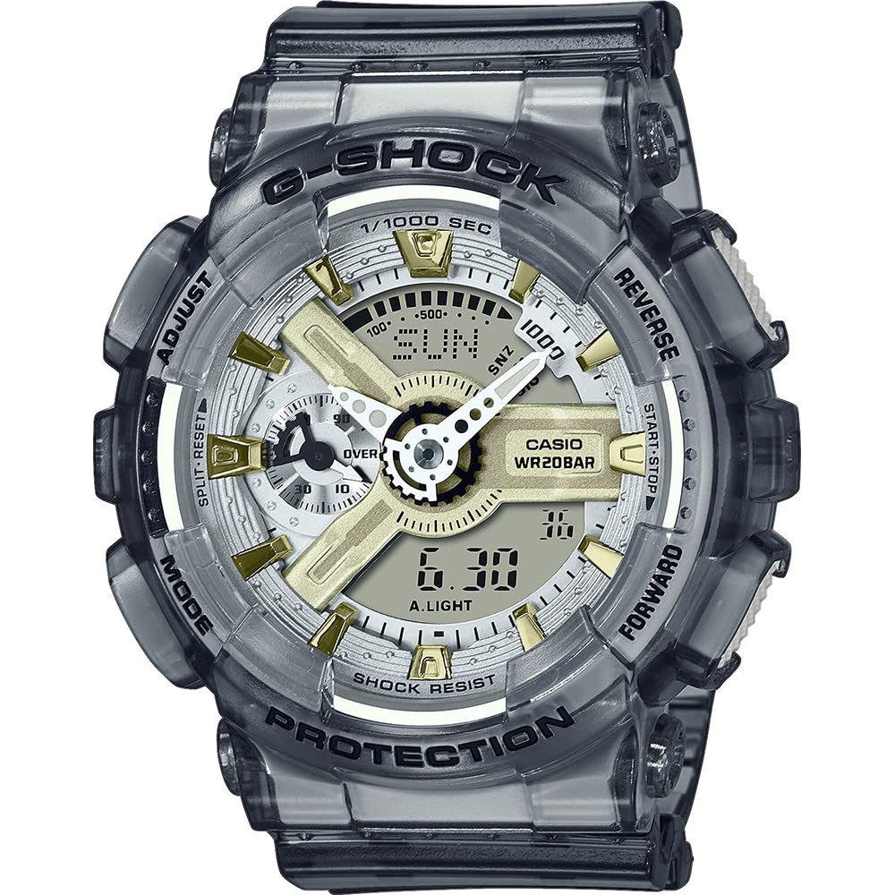 Casio Women Analogue-Digital Quartz Watch with Plastic Strap GMA-S120GS-8AER