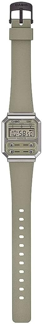 Casio Unisex's Digital Quartz Watch with Plastic Strap A100WEF-3AEF