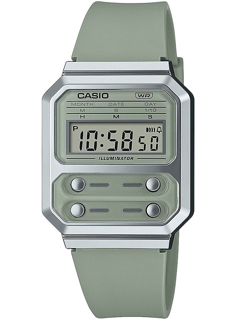Casio Unisex's Digital Quartz Watch with Plastic Strap A100WEF-3AEF