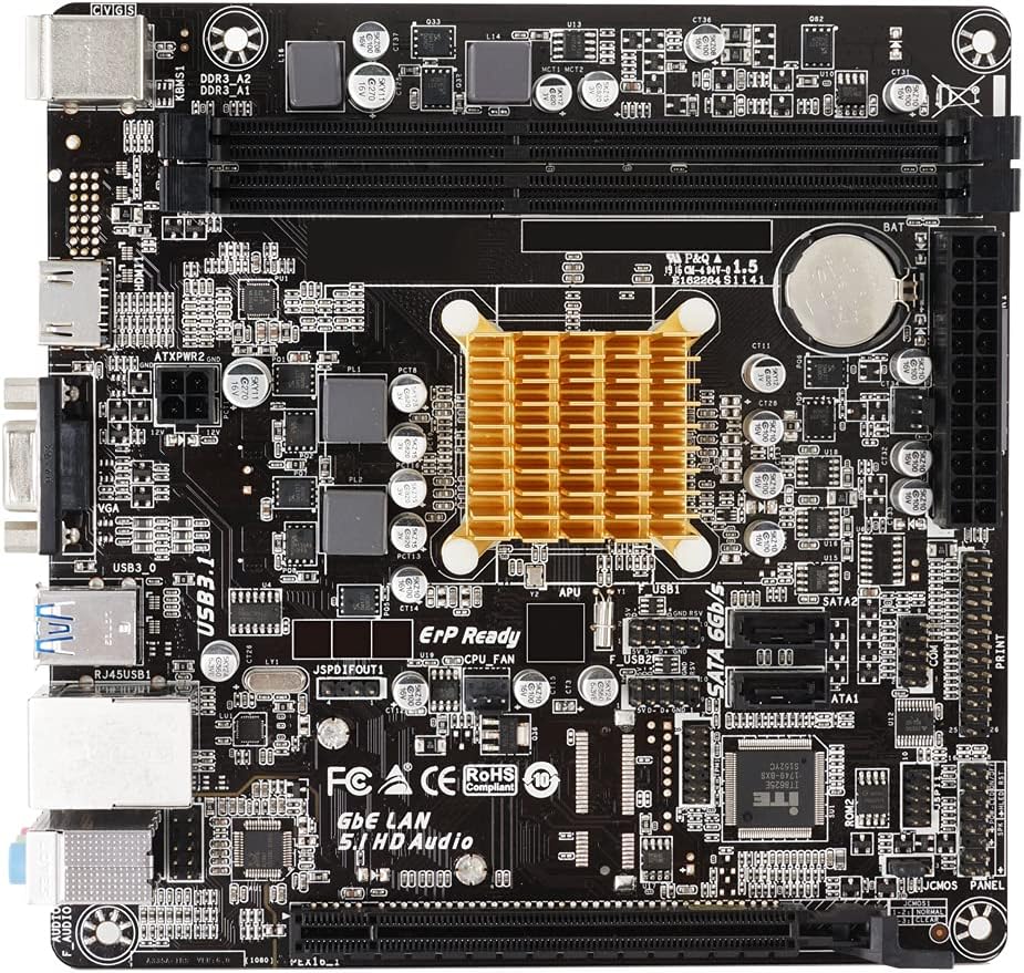 Biostar A68N-2100K Mainboard (E1-6010,mITX,HD8210