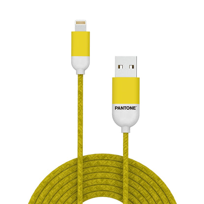 Pantone PTLCS0015Y Lightning Cable, 2.4A, 1M Length