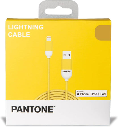 Pantone PTLCS0015Y Lightning Cable, 2.4A, 1M Length