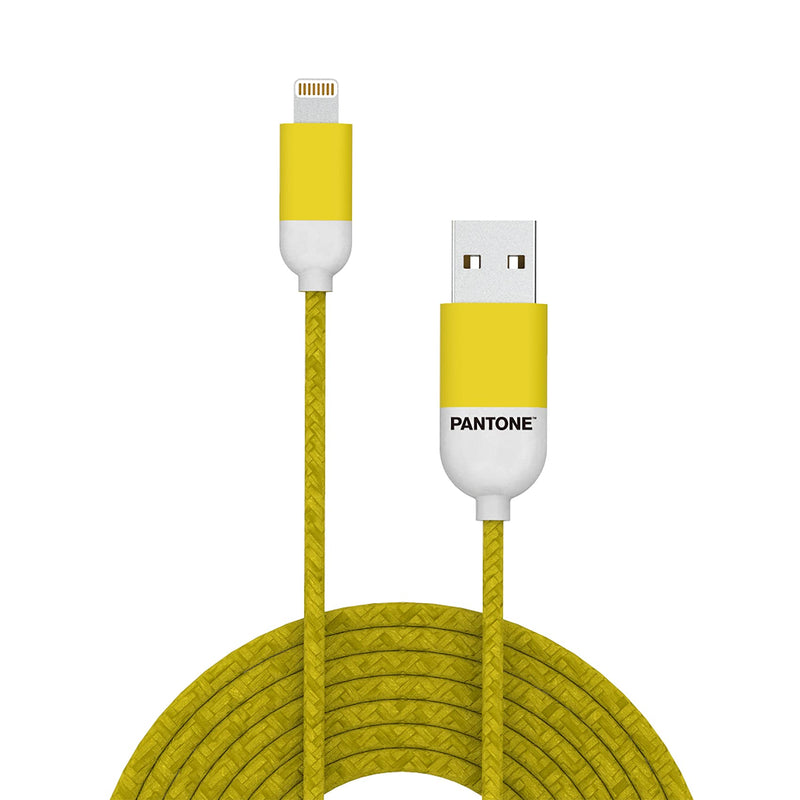 Pantone PTLCS0015Y Lightning Cable, 2.4A, 1M Length