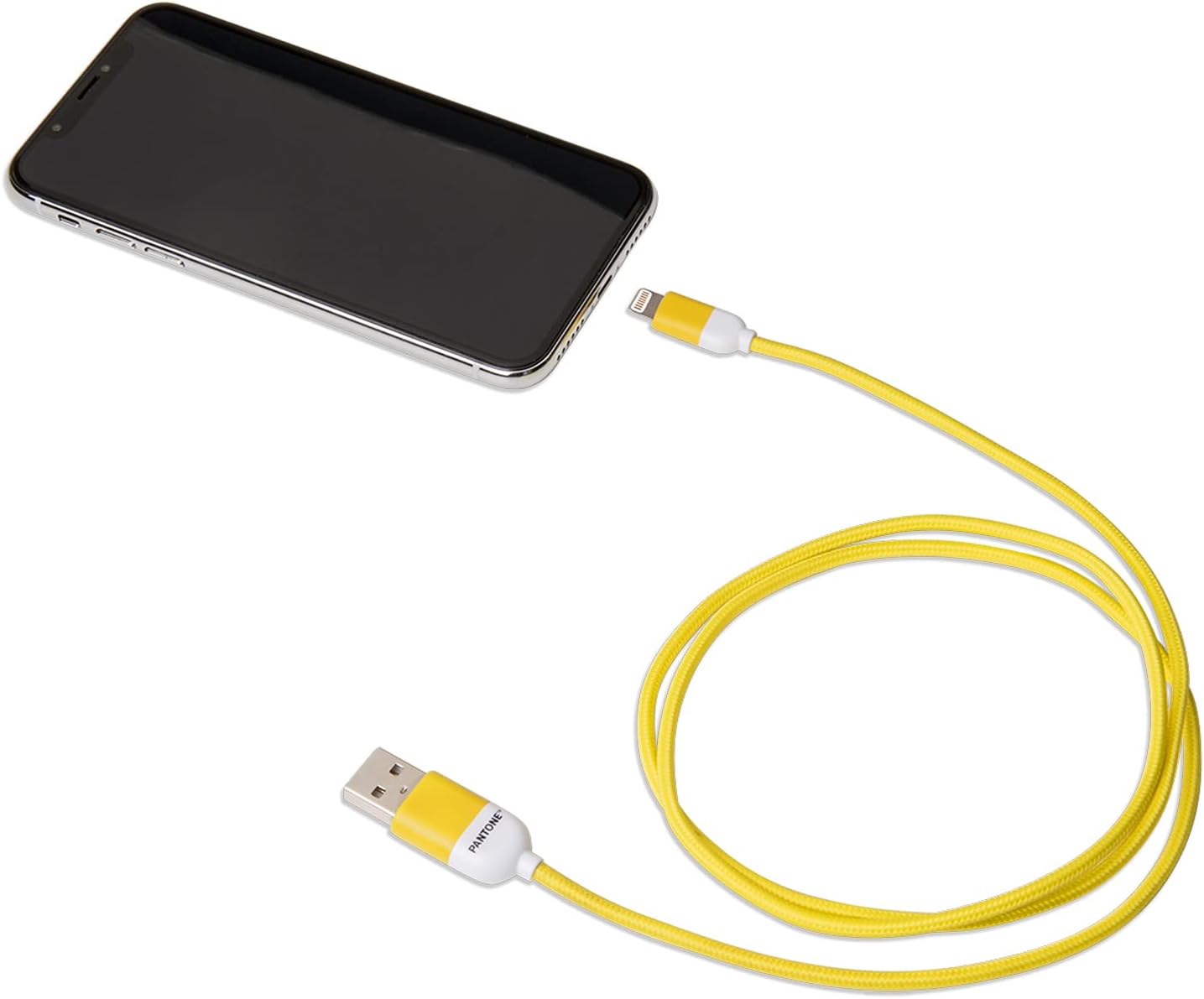 Pantone PTLCS0015Y Lightning Cable, 2.4A, 1M Length