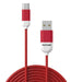PANTONE CELLY CABLE USB A USBC ROJO