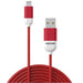 Celly Pantone Cavo Lightning 1.5m, Cavo USB-A a Micro USB per Ricarica Rapida e Sincronizzazione, Compatibile con iPhone e iPad, Ultra-Sottile e Colorato, Rosso